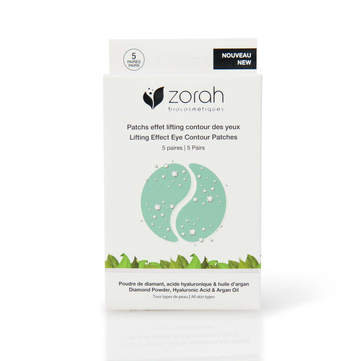 Instant lifting effect eye contour patch