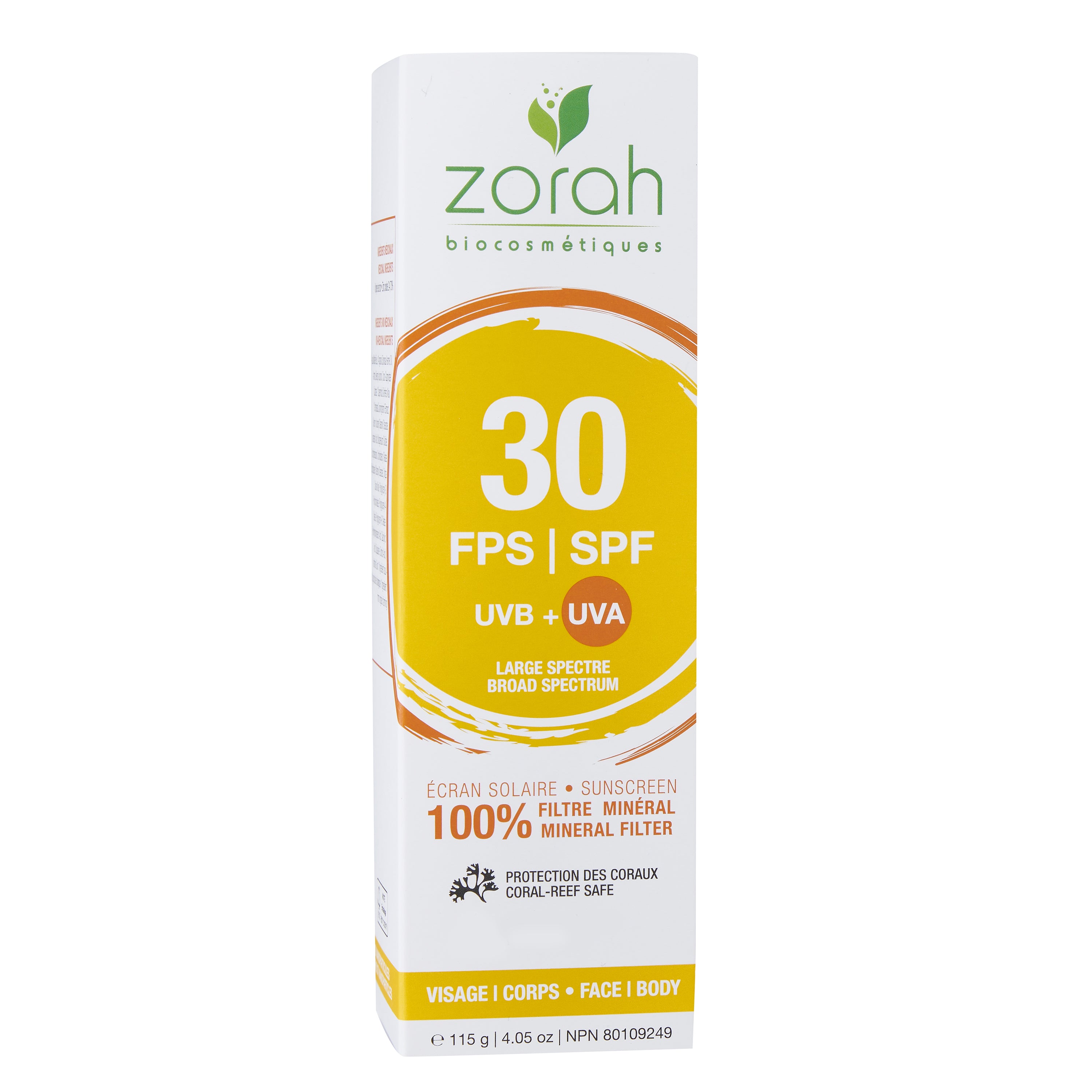 face & body mineral sunscreen | SPF 30