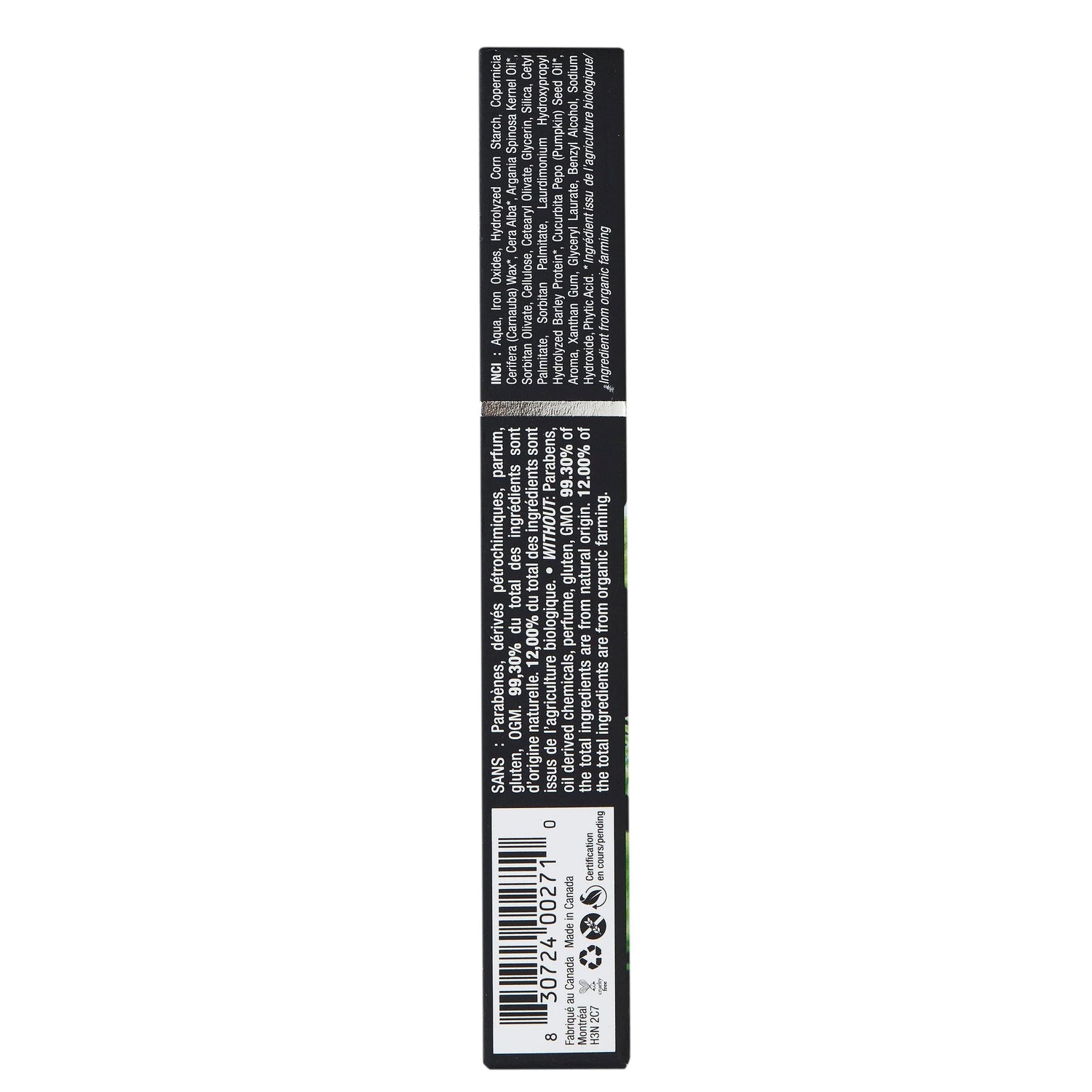 lifting mascara - Zorah biocosmétiques