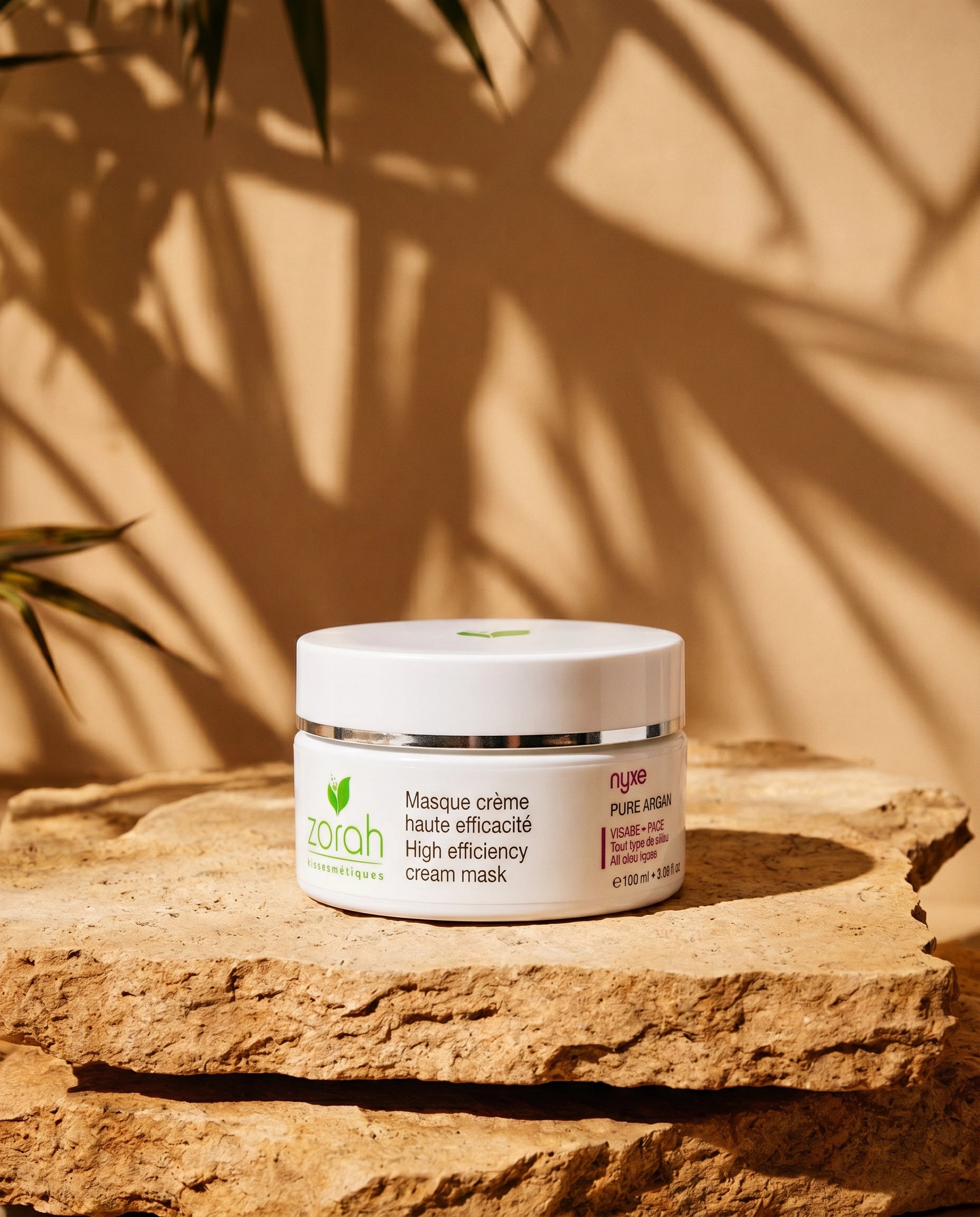 nyxe | regenerating anti-aging mask — palm shadow still