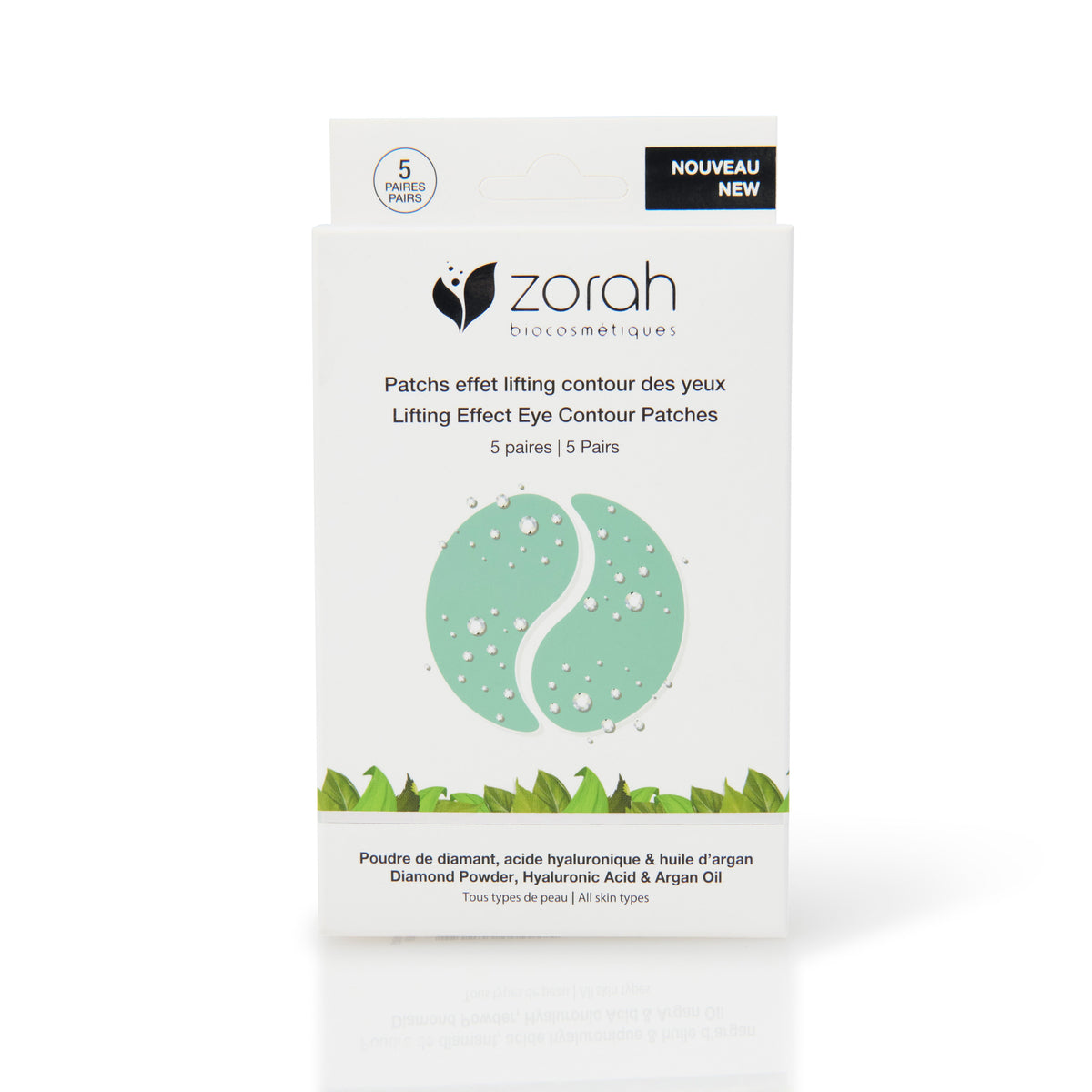 Instant lifting effect eye contour patch