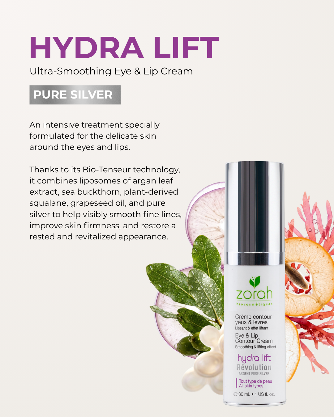 RÊVolution hydra lift | eyes & lips cream - Zorah biocosmétiques