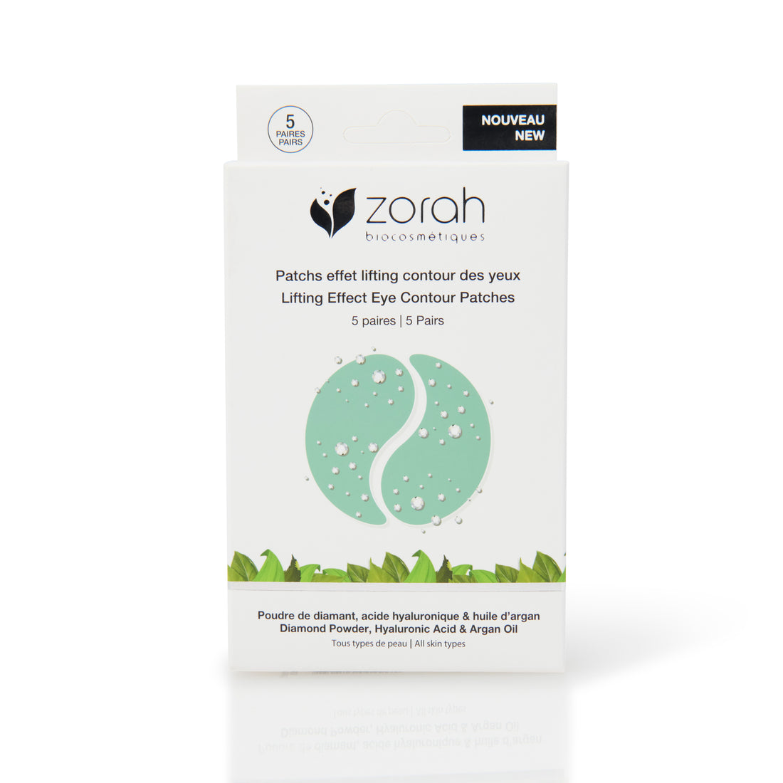 Instant lifting effect eye contour patch
