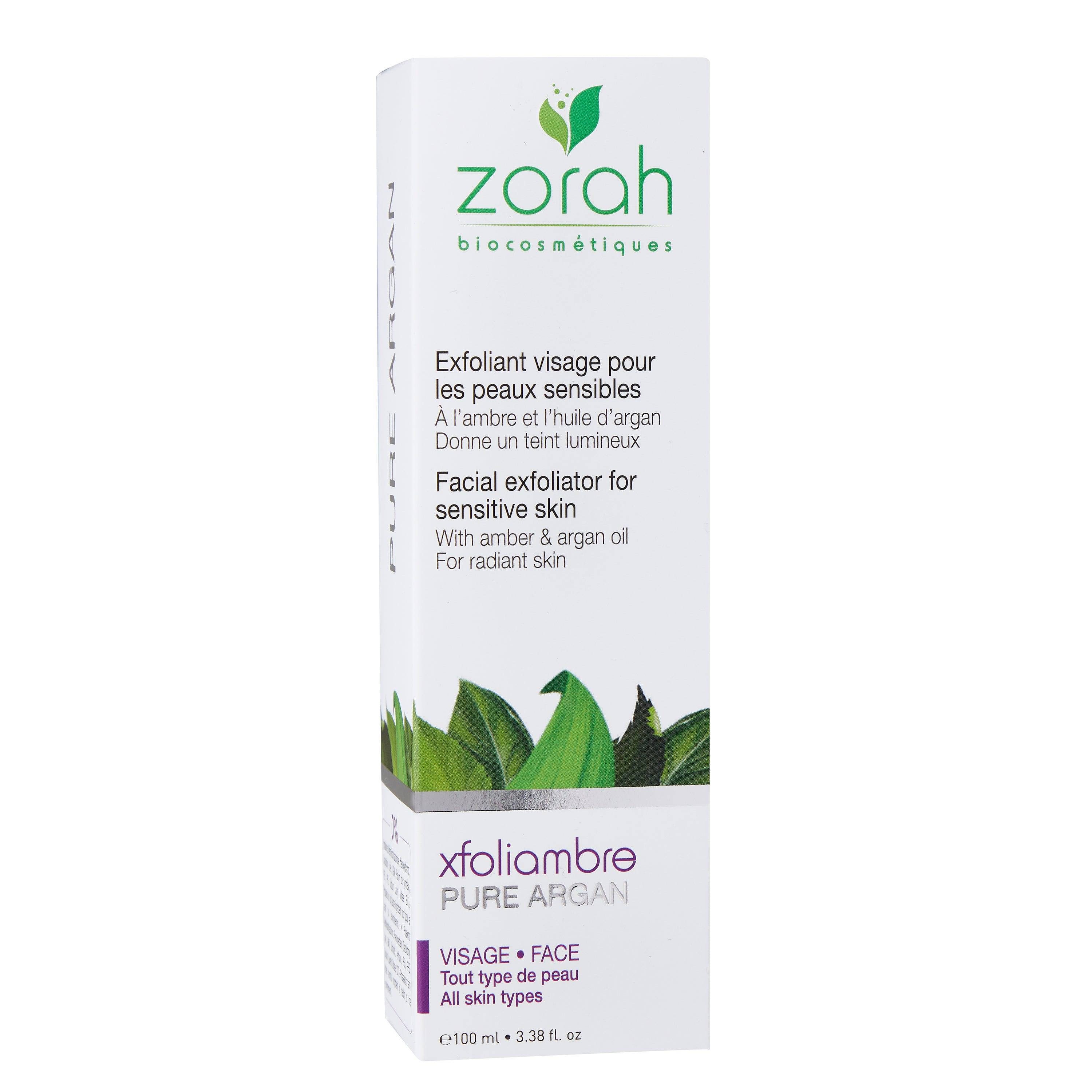 xfoliambre | facial exfoliator for sensitive skin - Zorah biocosmétiques