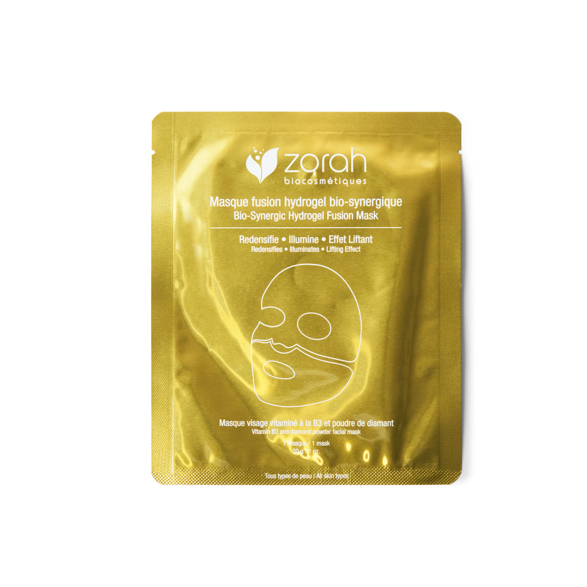 Gold Fusion Face Mask with Diamond Powder