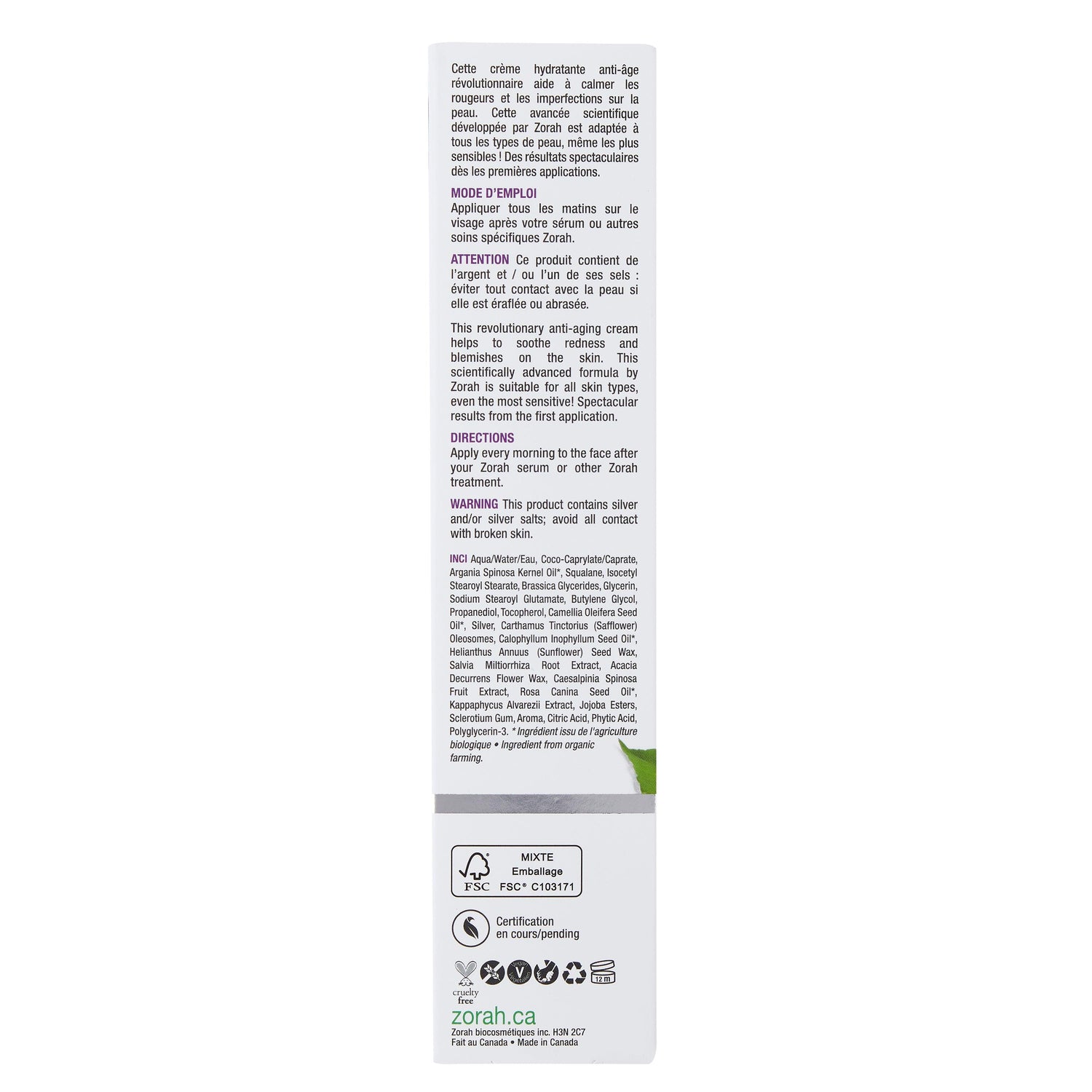 rêvolution | ultimate anti-aging cream - Zorah biocosmétiques