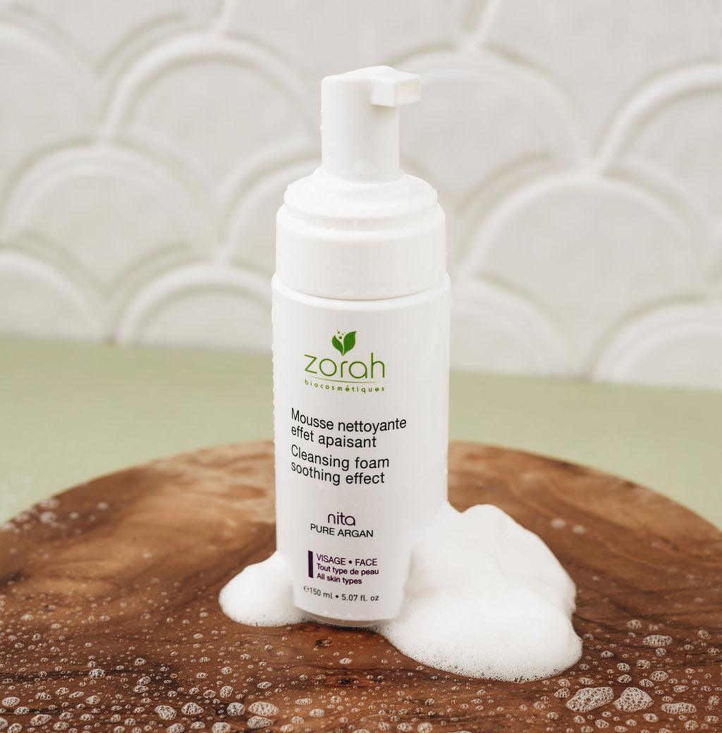 nita | soothing eye and face cleansing foam - Zorah biocosmétiques
